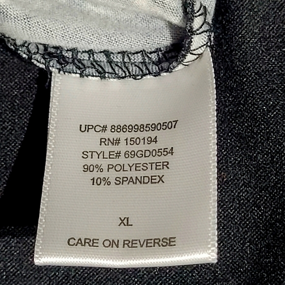 About a Girl Black & Taupe Floral Leggings (XL) - Picture 8 of 12